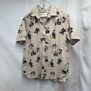 Cactus Man Ricky Singh Tan and Black Casual Button Down Shirt Large‎
